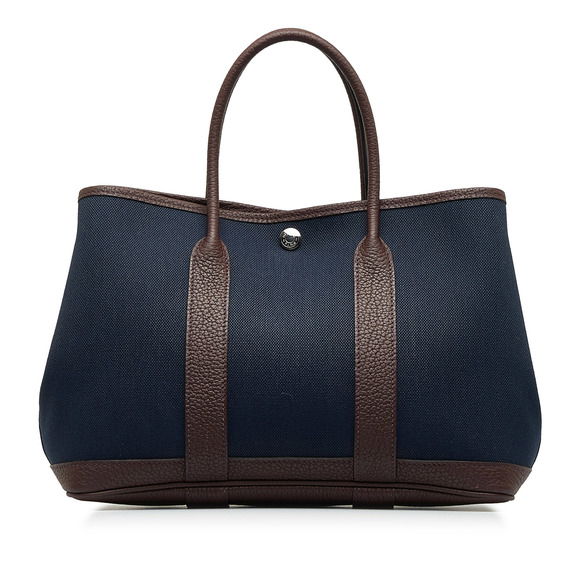 HERMES Toile Garden Party TPM Tote Bag - Picture 3 of 9